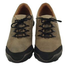 Badura 2159 calçados esportivos confortáveis preto castanho 4