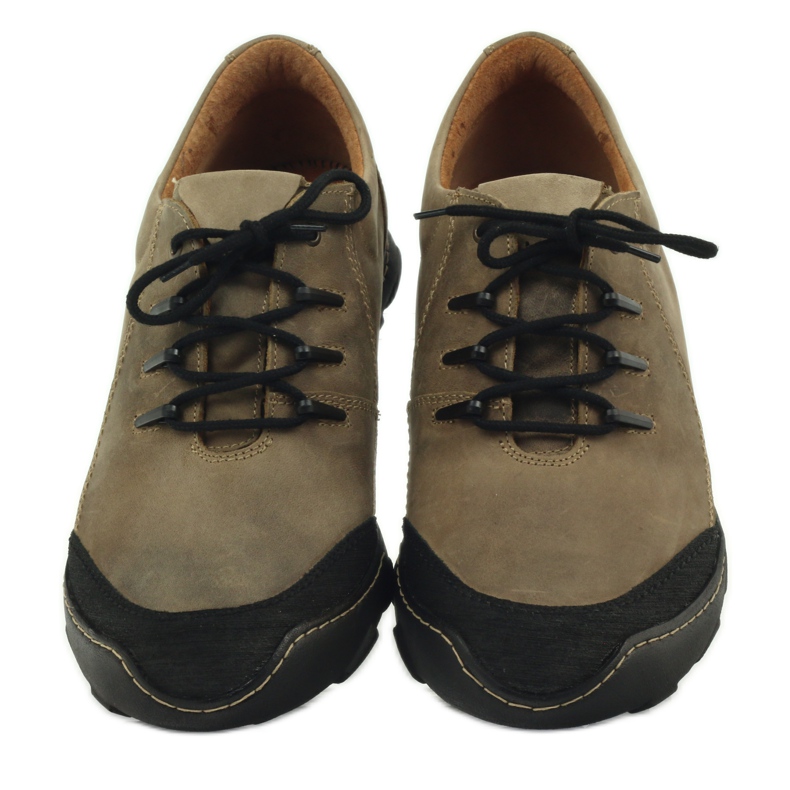 Badura 2159 calçados esportivos confortáveis preto marrom 4