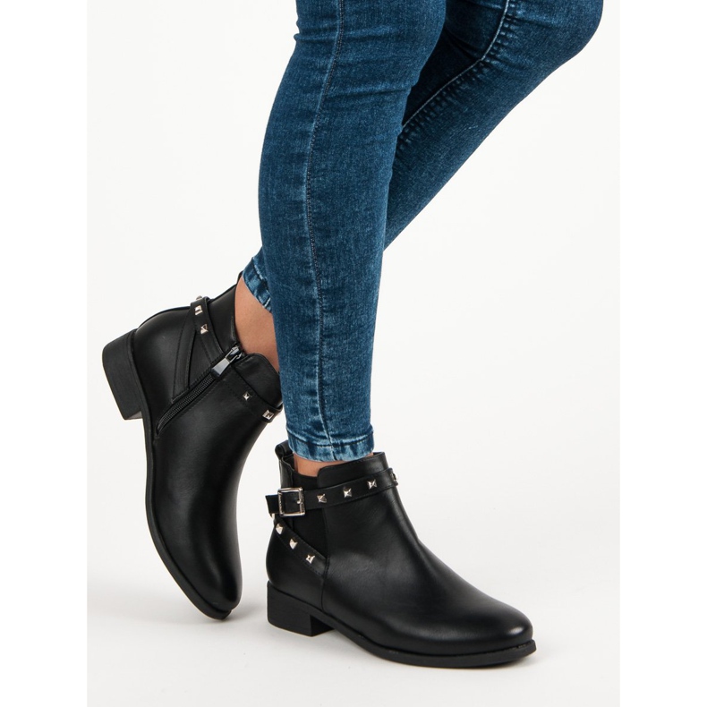 Seastar Botas pretas para o outono preto 1