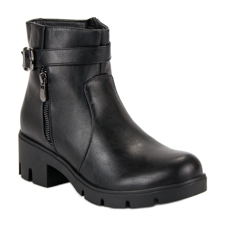 Small Swan Botas pretas de outono preto 1 Small Swan Botas pretas de outono preto 1