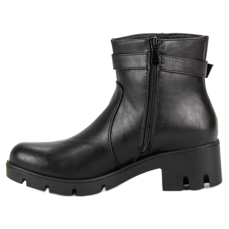 Small Swan Botas pretas de outono preto 2 Small Swan Botas pretas de outono preto 2