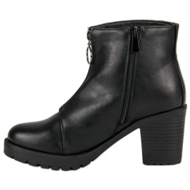 Small Swan Botas pretas clássicas preto 1