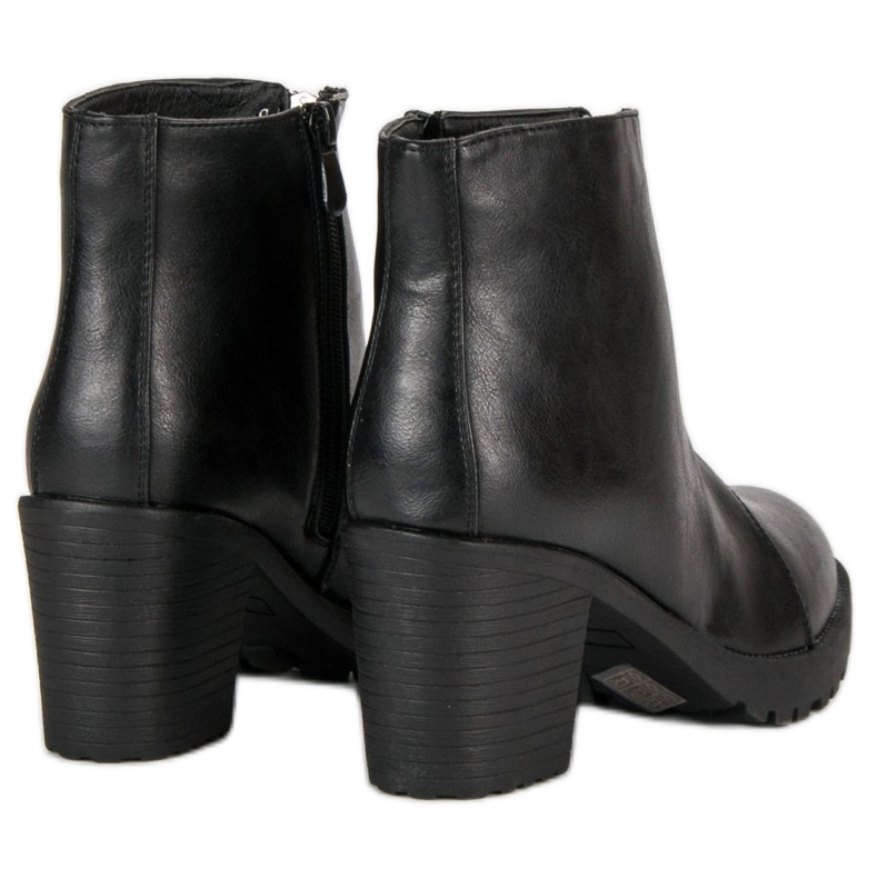 Small Swan Botas pretas clássicas preto 2