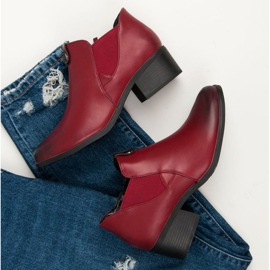 Vinceza Botas bordeaux vermelho 2