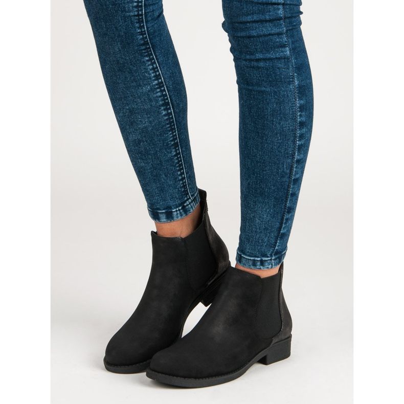 Filippo Botas casuais femininas Chelsea preto 1