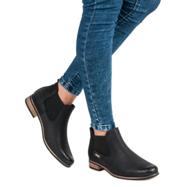 Filippo Botas pretas com abertura preto 1 Filippo Botas pretas com abertura preto 1