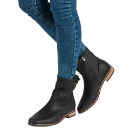 Filippo Botas femininas casuais preto 2