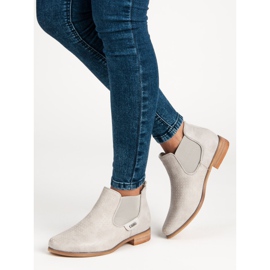 Filippo Botas bege com um openwork cinza 1