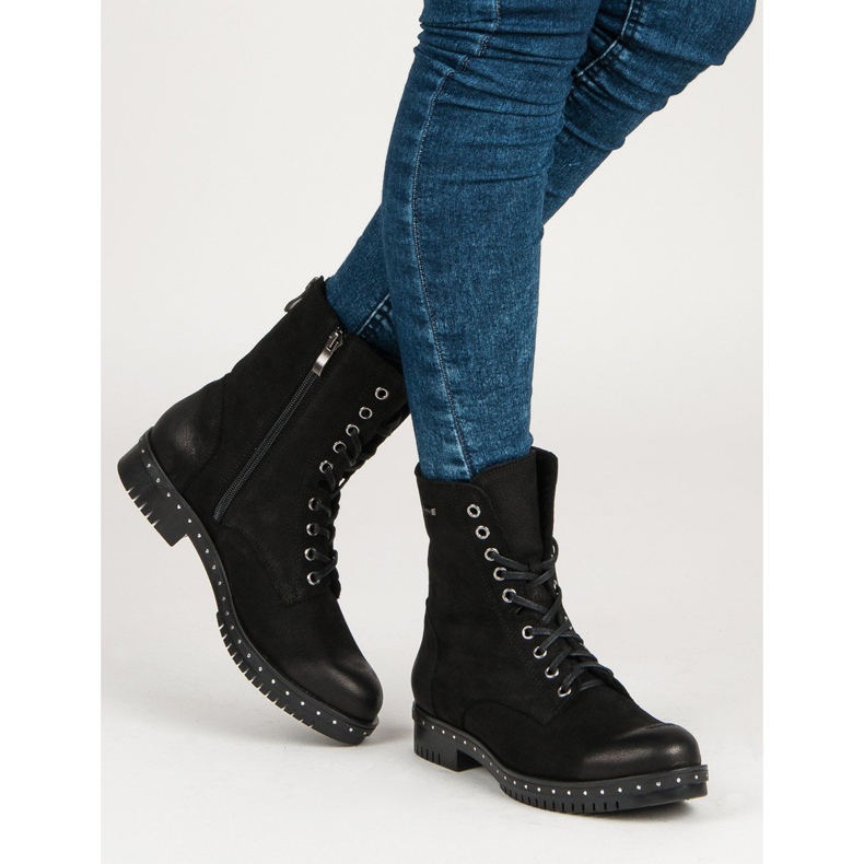 Trabalhadores de couro preto VINCEZA 2