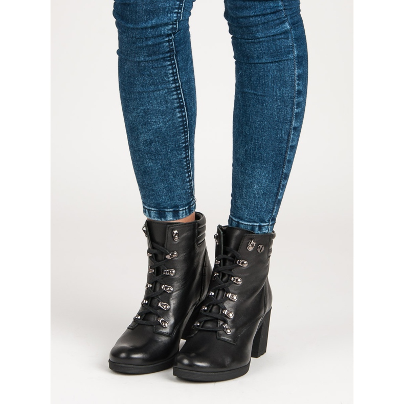 Salto alto vinceza confortável preto 1