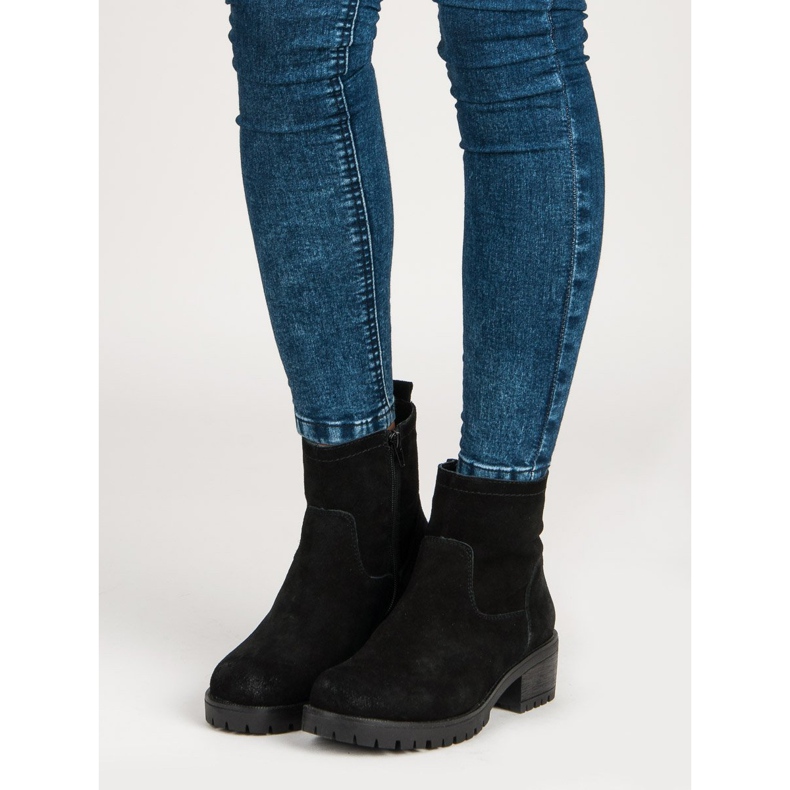 Filippo Botas pretas de salto alto preto 1