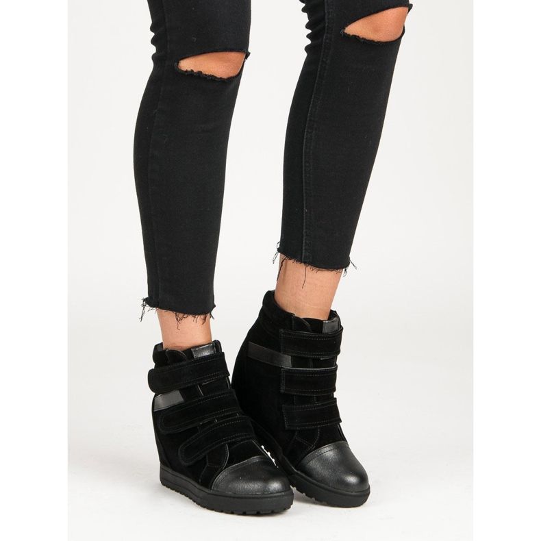 J. Star tênis preto de velcro 1