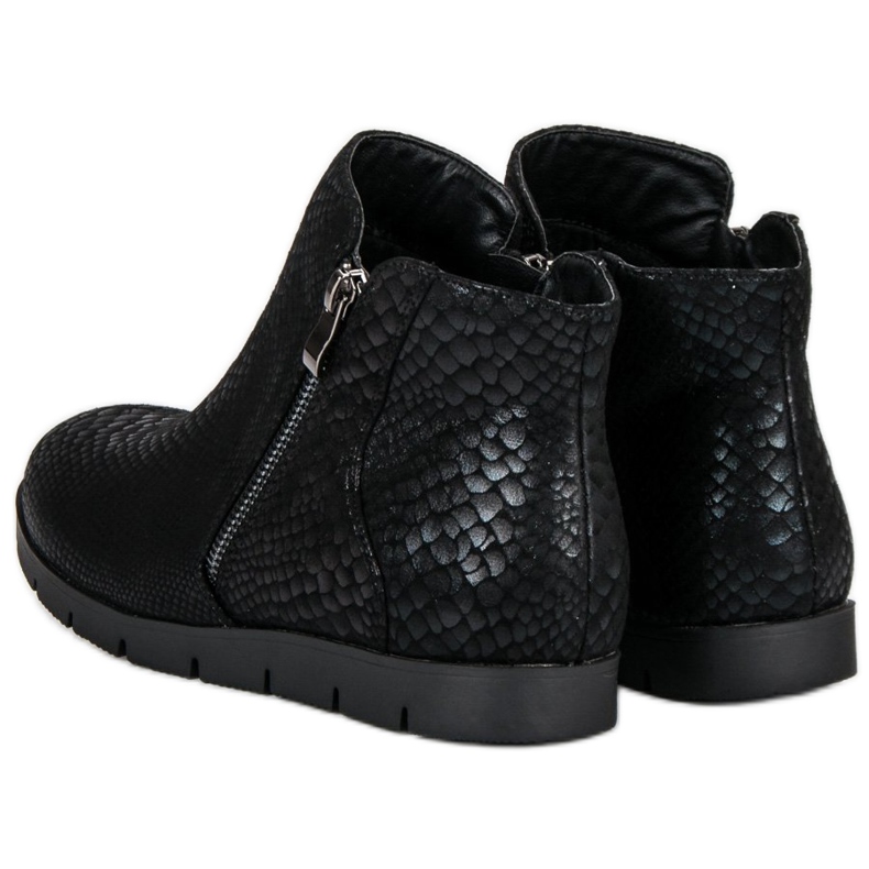 Filippo Botas femininas elegantes preto 1