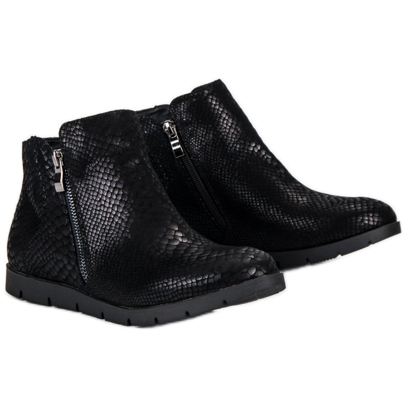Filippo Botas femininas elegantes preto 2