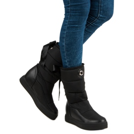 Seastar Botas de neve pretas elegantes preto 2