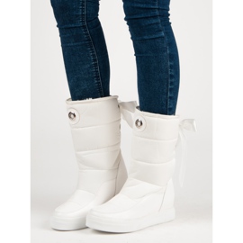 Seastar Botas de neve brancas na moda branco 1