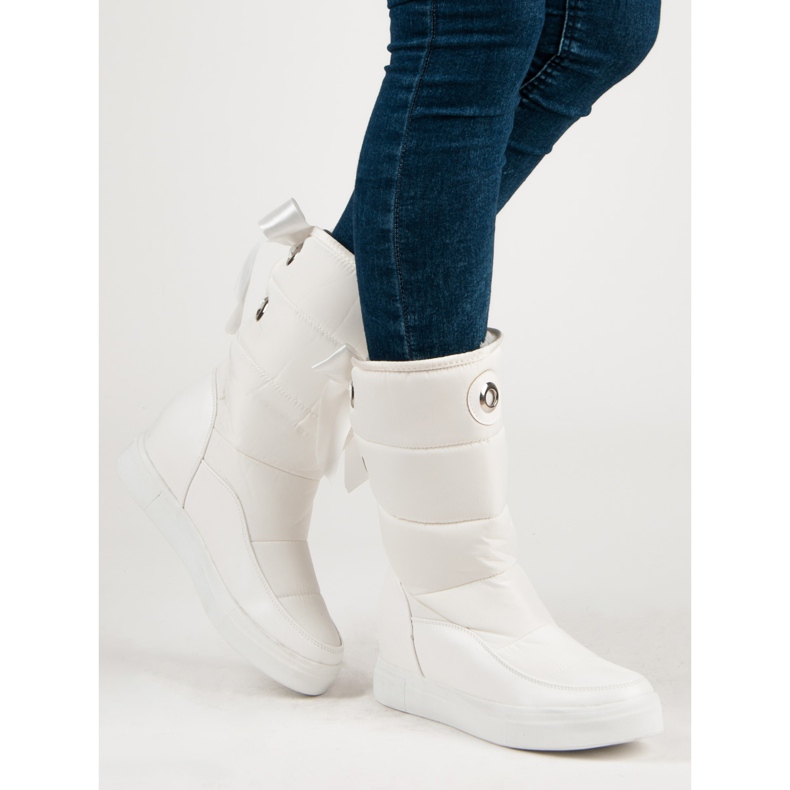 Seastar Botas de neve brancas na moda branco 2