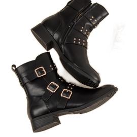 J. Star bota preta rock preto 1