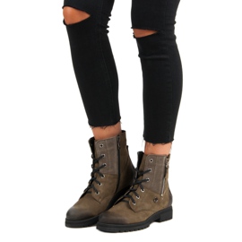 Trabalhadores elegantes cáqui VINCEZA verde 2