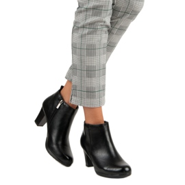 Botas elegantes no poste VINCEZA preto 2