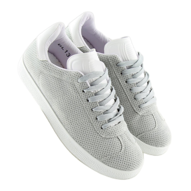 Tênis feminino cinza e branco BL131P CINZA / BRANCO 2