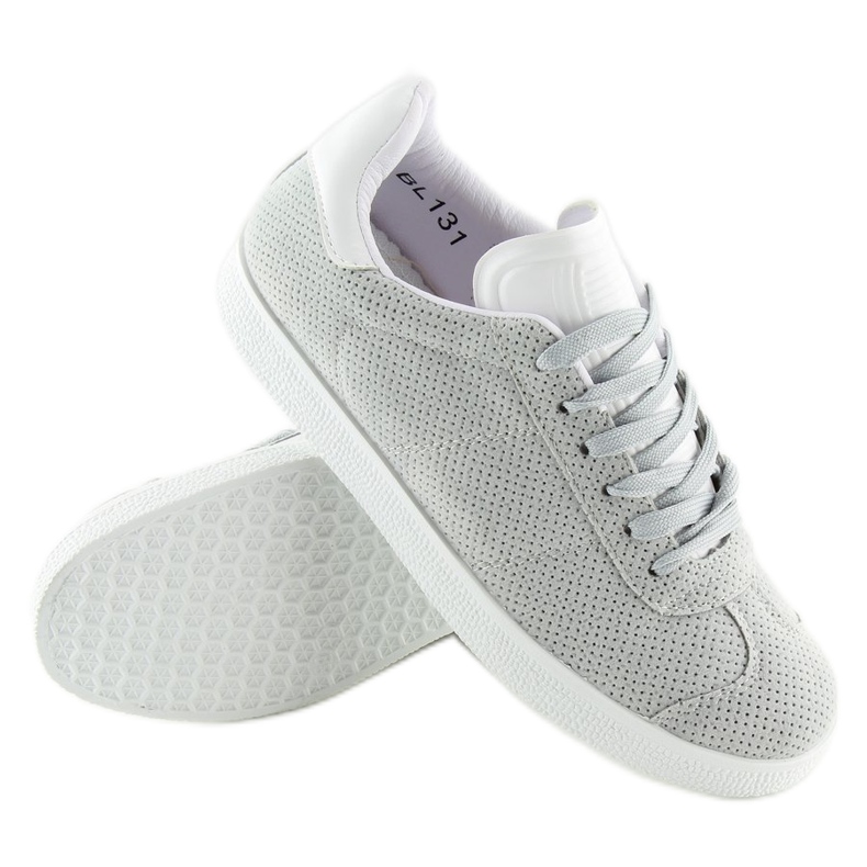 Tênis feminino cinza e branco BL131P CINZA / BRANCO 1