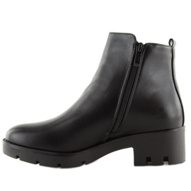 Botas pretas com sola grossa NC692 preta preto 2