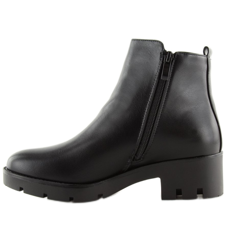 Botas pretas com sola grossa NC692 preta preto 2