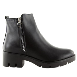 Botas pretas com sola grossa NC692 preta preto 1