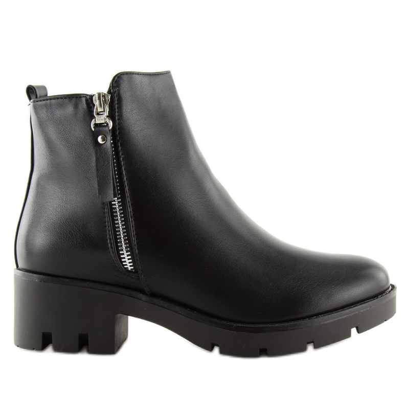 Botas pretas com sola grossa NC692 preta preto 1