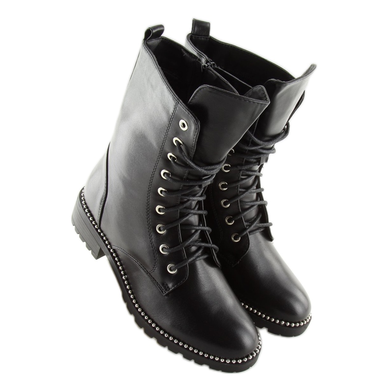 Botas de trabalho pretas para mulheres NC238 Preto 1