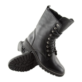 Botas de trabalho pretas para mulheres NC238 Preto 2