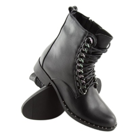 Botas de trabalho pretas para mulheres NC236 pretas preto 2