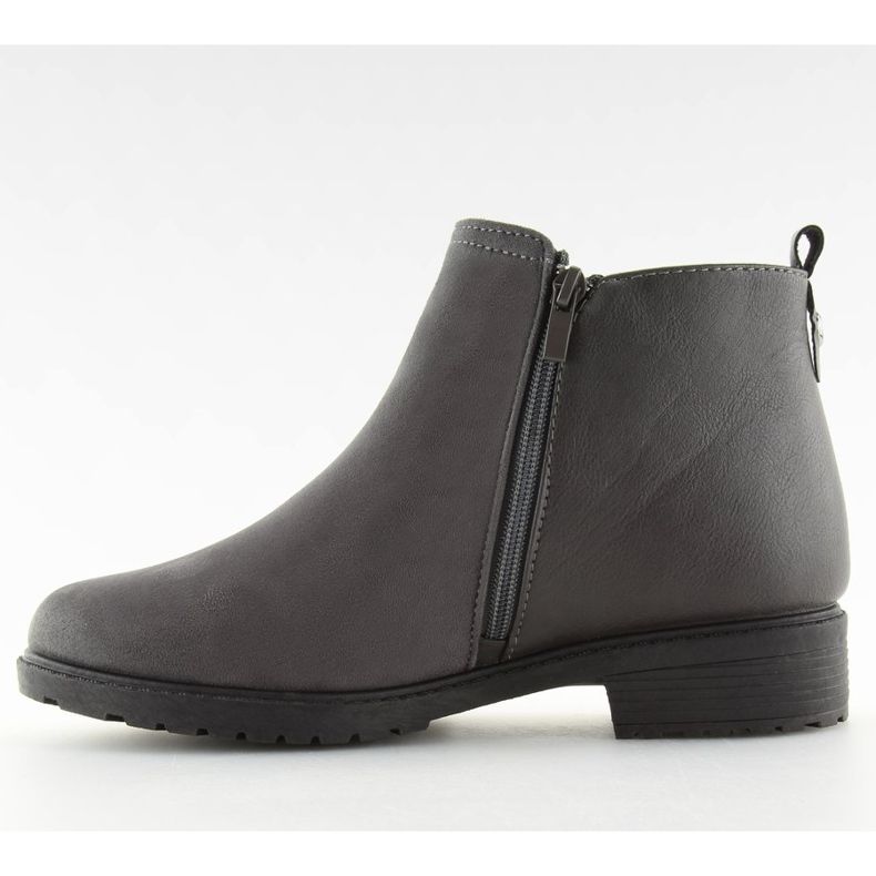 Botas Chelsea quentes cinzentas de mulher NB225P Cinzento cinza 1 Botas Chelsea quentes cinzentas de mulher NB225P Cinzento cinza 1