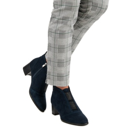 Filippo Botas elegantes azul marinho 1