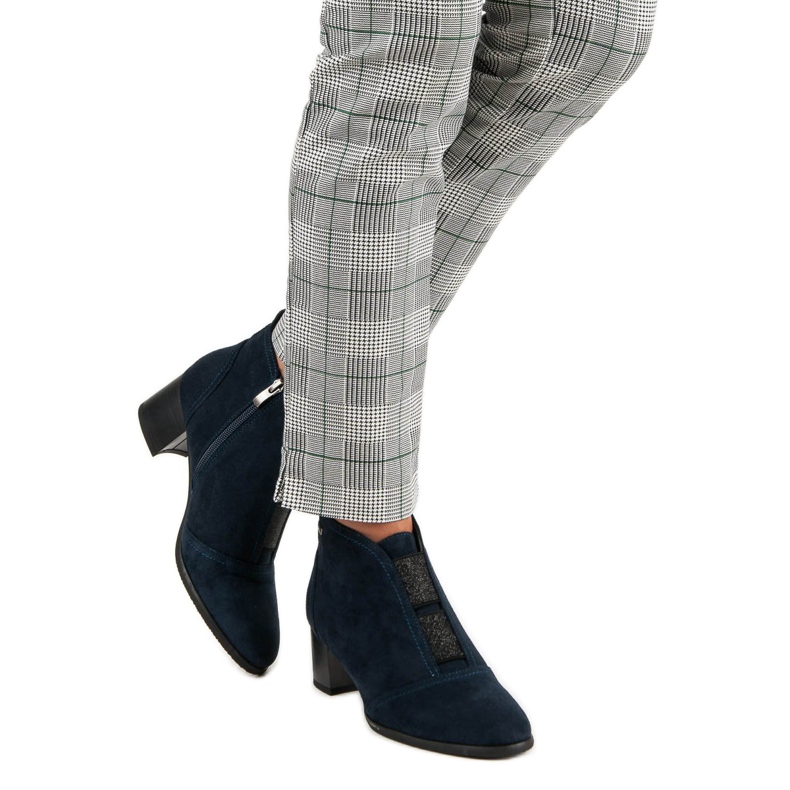 Filippo Botas elegantes azul marinho 1