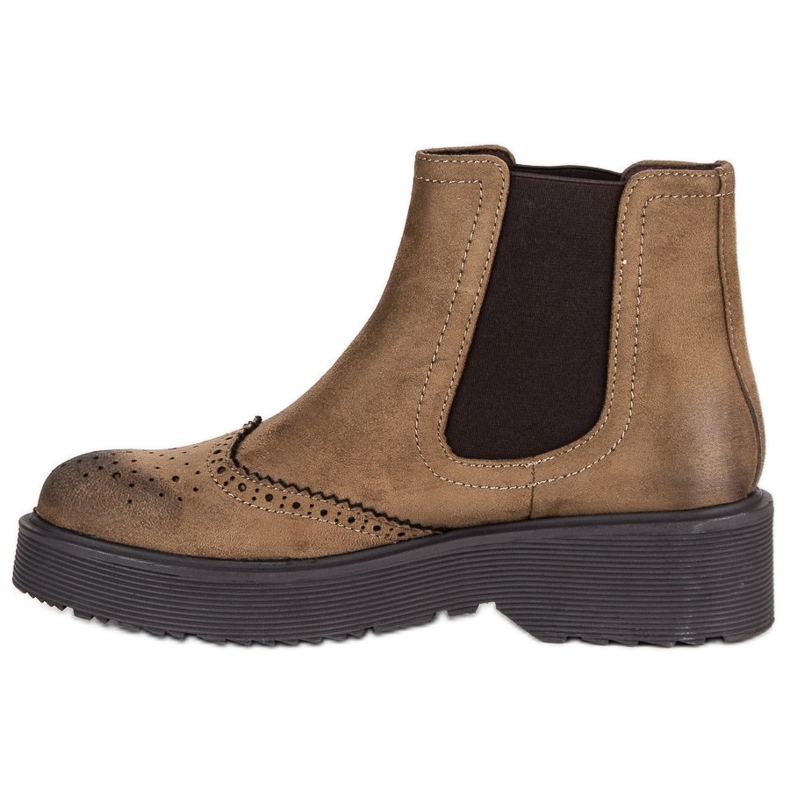 Corina Botas de camurça confortáveis marrom 1