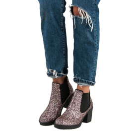 Corina Botas Jodhpur elegantes roxo 2