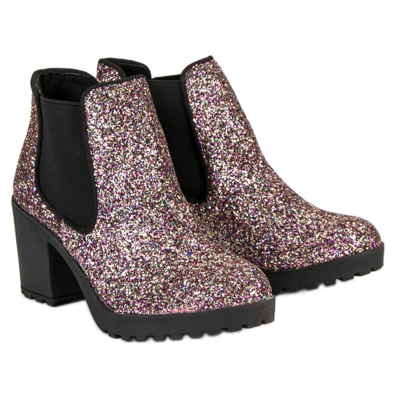 Corina Botas Jodhpur elegantes roxo 1