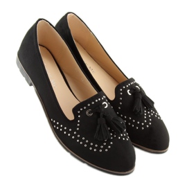 Mocassins de mulher negra 22-05 Preto 1