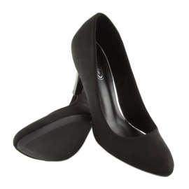 Sapatos amendoados pretos B-41 Preto 1 Sapatos amendoados pretos B-41 Preto 1