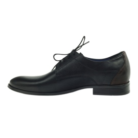 Nikopol Sapatos de couro masculino formal preto 1677 2