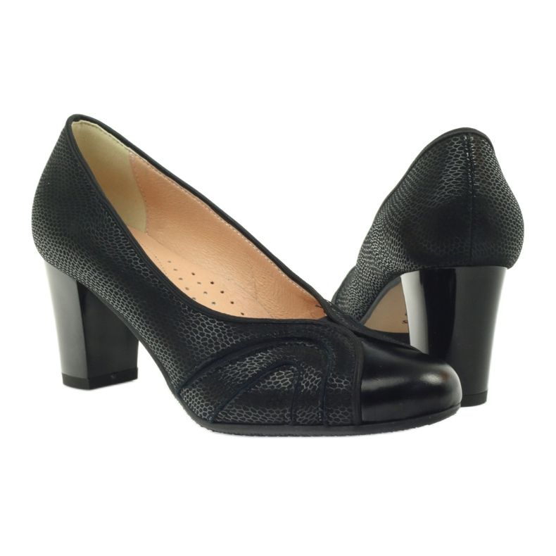 Espinto Feminino Bombas no Pilar Black preto 4