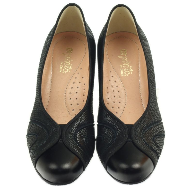 Espinto Feminino Bombas no Pilar Black preto 3