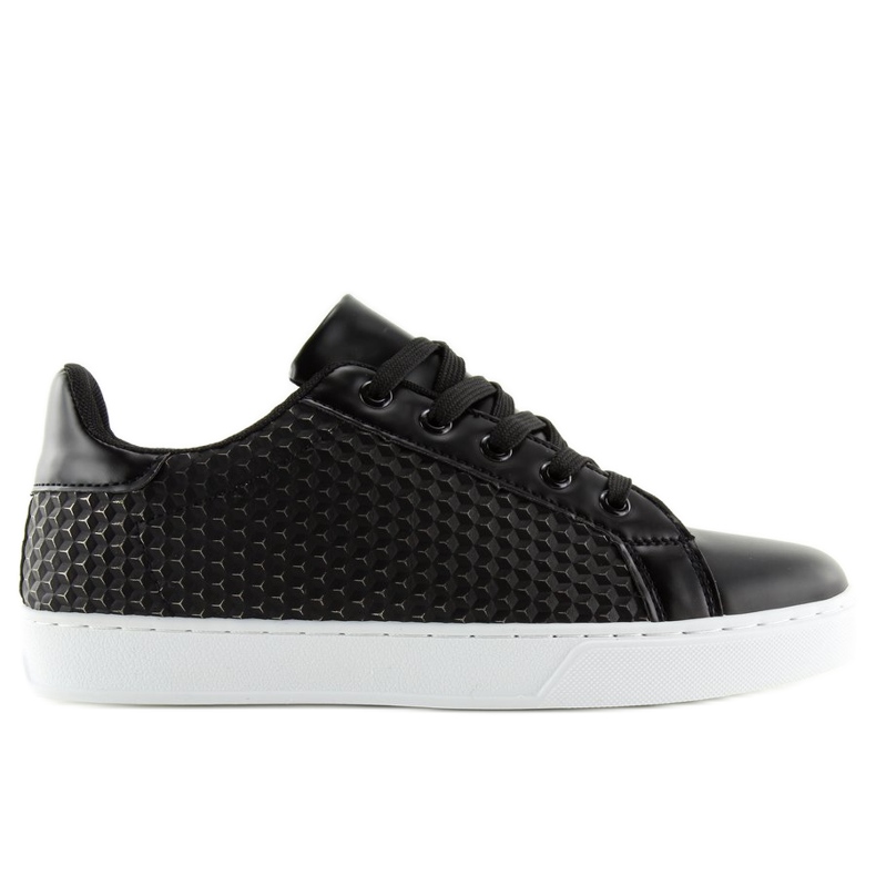 Tênis femininos negros KK-142 Black preto 2