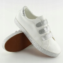 Tênis com velcro branco XL10P branco cinza 2