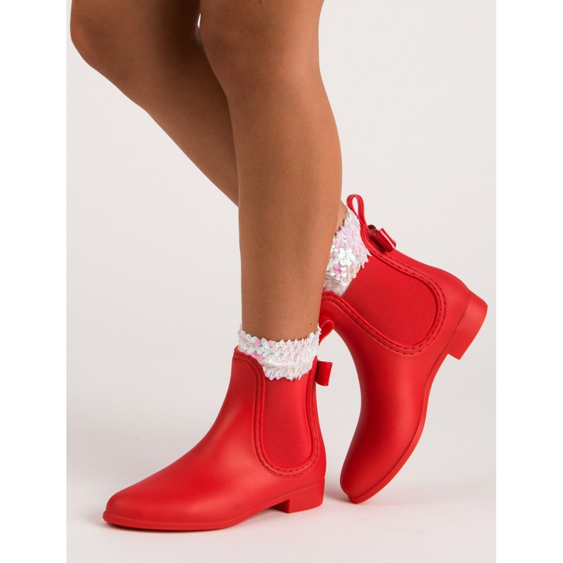 Vices Galochas femininas de vícios vermelho 1