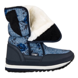 Botas de neve para o inverno azul azul marinho 1