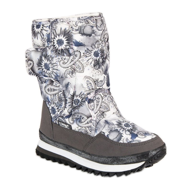 Botas de neve para o inverno cinza 1