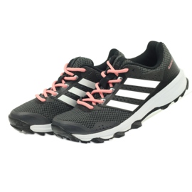Tênis de corrida adidas Duramo 7 Trail W preto rosa cinza 4
